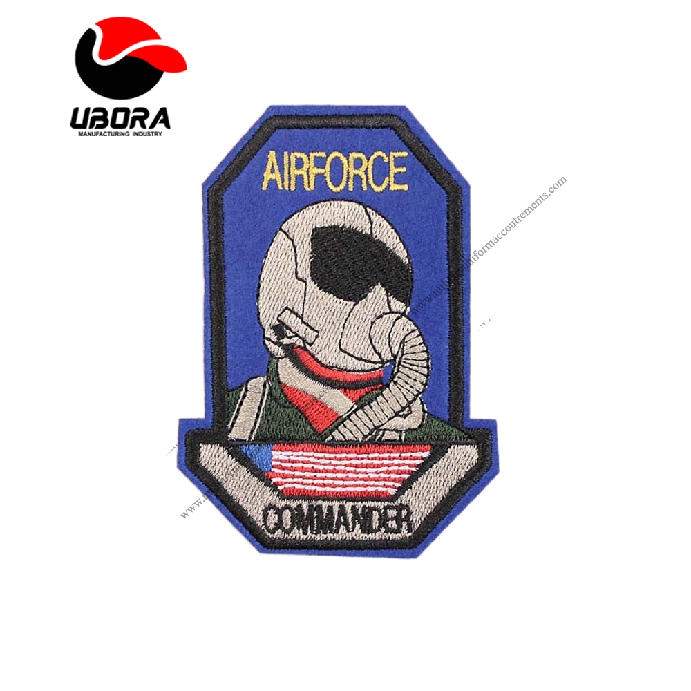 Embroidery Patch Embroidered Badge For Clothing air force good quality